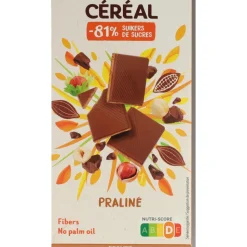 3x Céréal Chocoladetablet Praline 100 gr