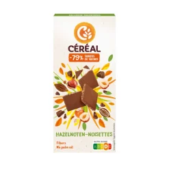 12x Céréal Chocotablet Hazelnoot 80 gr