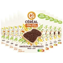 9x Céréal Hageslag Melk 200 gr