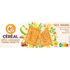 3x Céréal Koekjes Appel-Hazelnoot 230 gr