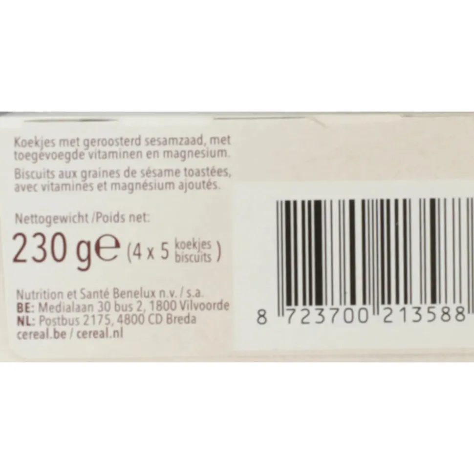 3x Céréal Koekjes Sesam 230 gr