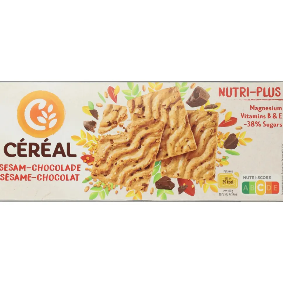 12x Céréal Koekjes Sesam Chocolade 200 gr