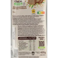 3x Céréal Meergranen Brood 400 gr