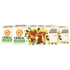 3x Céréal Mini Cakes Marmer Glutenvrij en Lactosevrij 200 gr