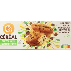 3x Céréal Mini Cakes met stukjes Chocolade Glutenvrij en Lactosevrij 230 gr