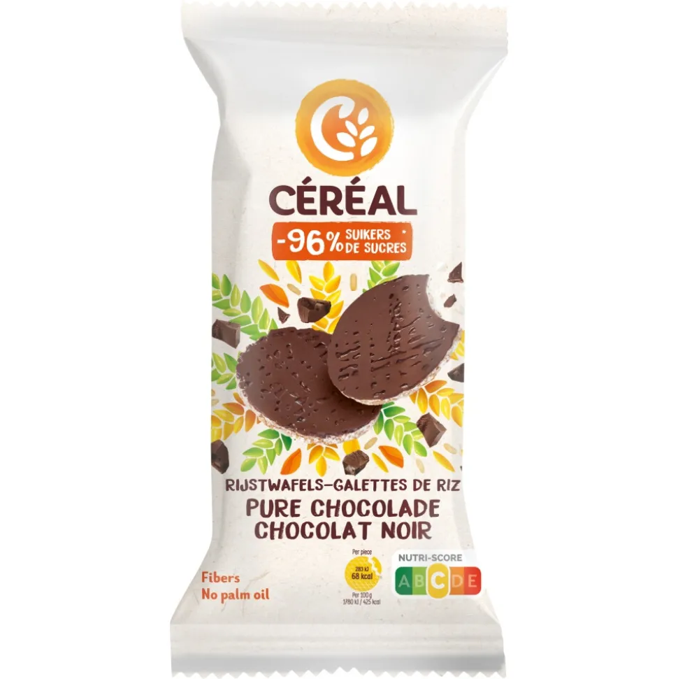 3x Céréal Rijstwafels Puur 130 gr