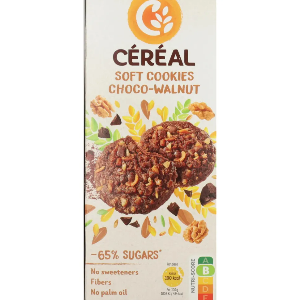 12x Céréal Soft Cookies Choco-Walnut 138 gr
