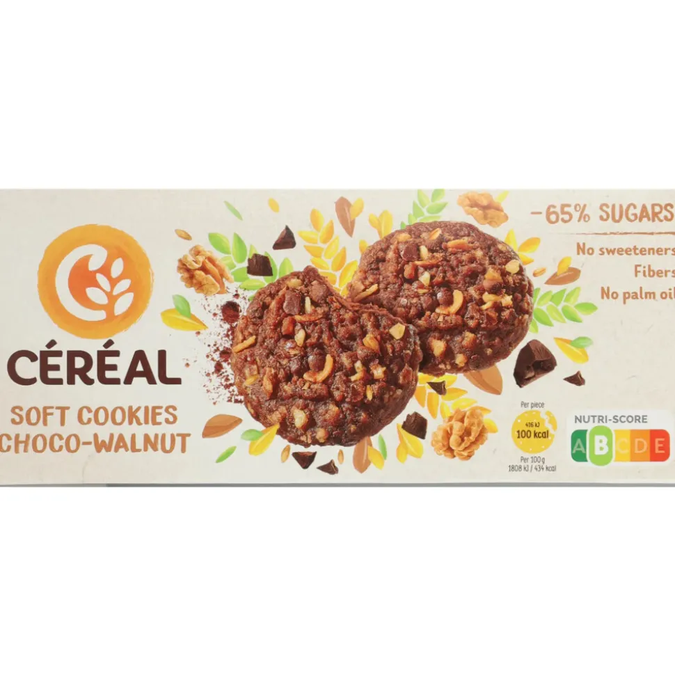 12x Céréal Soft Cookies Choco-Walnut 138 gr