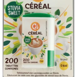 3x Céréal Stevia Sweet 200 tabletten