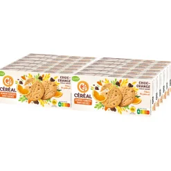 12x Céréal Zandkoekjes Chocolade & Sinaasappel 132 gr