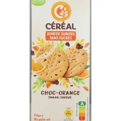 12x Céréal Zandkoekjes Chocolade & Sinaasappel 132 gr