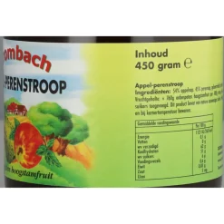 3x Crombach Appel Perenstroop 450 gr