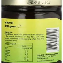 3x Crombach Appelstroop 450 gr