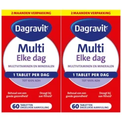 2x Dagravit Multi Elke Dag 60 tabletten
