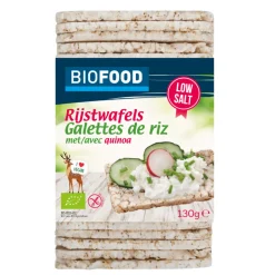 3x Damhert Biofood Maiswafels Quinoa Biologisch 130 gr