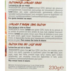 3x Damhert Crackers Haver Glutenvrij Lactosevrij 230 gr