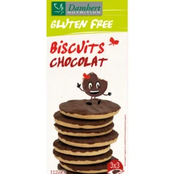 3x Damhert Glutenvrij Biscuits Chocolat 112 gr