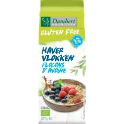 3x Damhert Glutenvrij Havervlokken Bio 275 gr