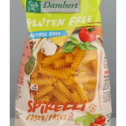 3x Damhert Glutenvrij Pasta Spiraaltjes 250 gr