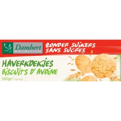 3x Damhert Haverkoekjes Zonder Suikers 160 gr