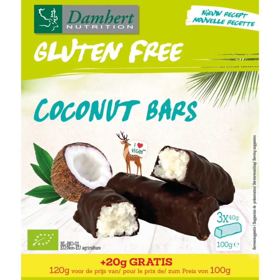 3x Damhert Kokosrepen Lactosevrij & Glutenvrij 100 gr