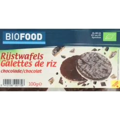 3x Damhert Rijstwafel Chocolade BIO 100 gr