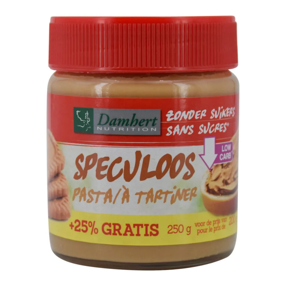 3x Damhert Speculoos Pasta Suikervrij 200 gr
