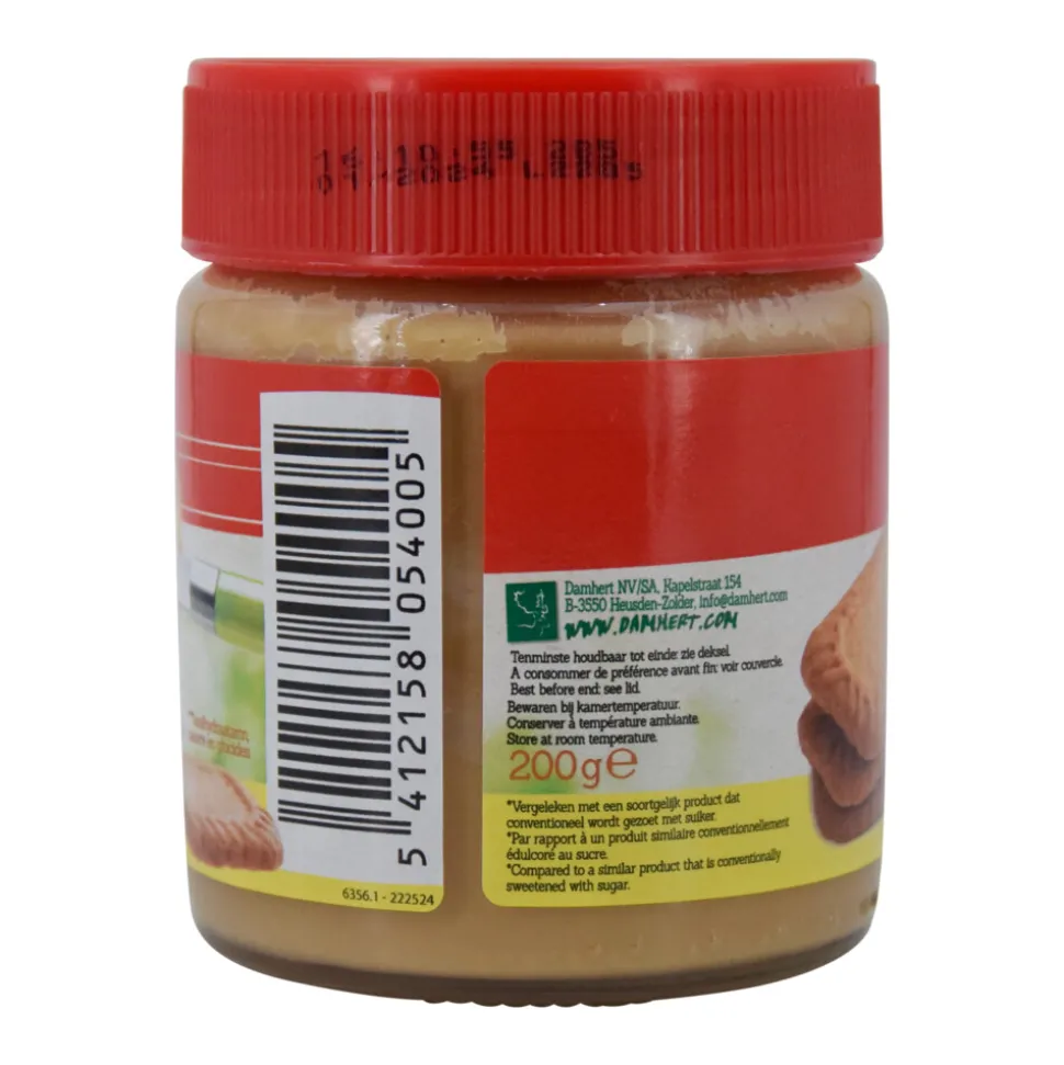 3x Damhert Speculoos Pasta Suikervrij 200 gr