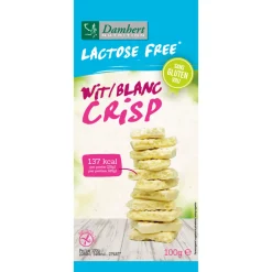 3x Damhert Witte Chocoladetabletten Crisp Glutenvrij 100 gr