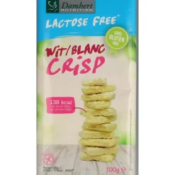 3x Damhert Witte Chocoladetabletten Crisp Glutenvrij 100 gr