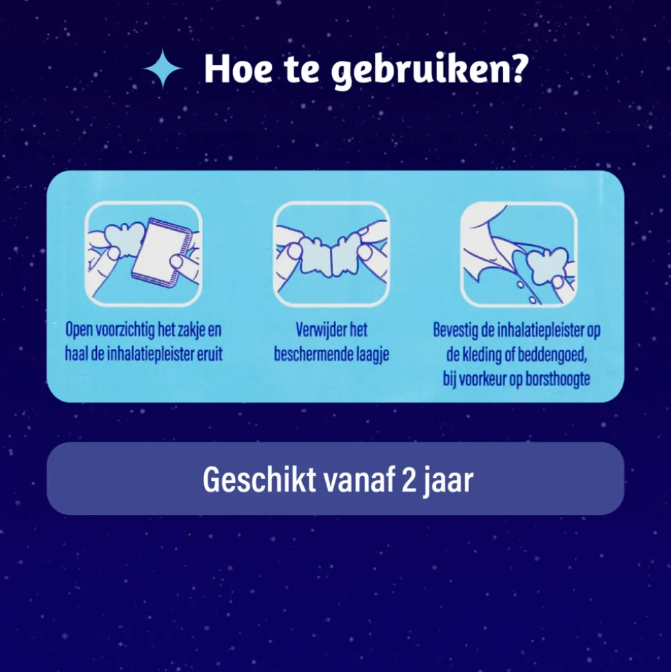 3x Dampo Inhalatiepleisters 6 sachets