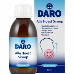 2x Daro Alle Hoest Siroop 150 ml