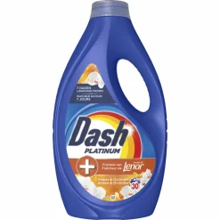 4x Dash Vloeibaar Wasmiddel Amber & Orchidee 30 Wasbeurten 1350 ml