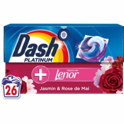 4x Dash Wasmiddelcapsules 4in1 Pods Jasmin & Rose de Mai 26 stuks