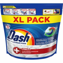 3x Dash Wasmiddelcapsules 4in1 Pods +Extra Vlekkenverwijderaar 35 stuks