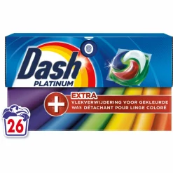 4x Dash Wasmiddelcapsules 4in1 Pods +Extra Vlekverwijdering Color 26 stuks
