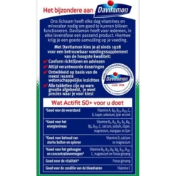 2x Davitamon Actifit 50+ 90 tabletten