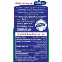 2x Davitamon Actifit 65+ Omega-3 Visolie 80 capsules