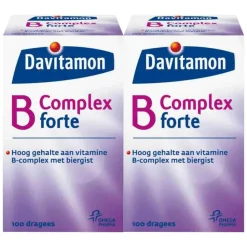 2x Davitamon B Complex Forte 100 stuks