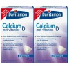 2x Davitamon Calcium Vitamine D3 Pepermunt 60 kauwtabletten