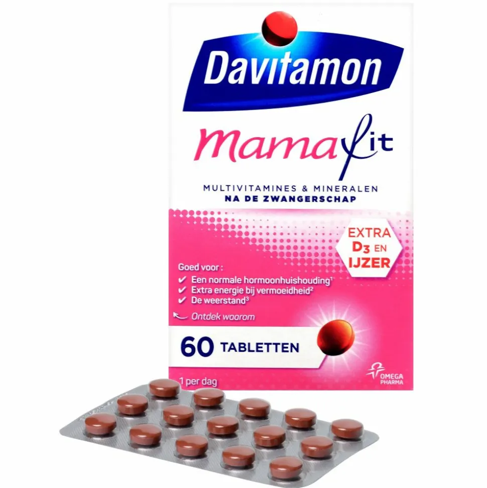 2x Davitamon Compleet Mama Fit 60 tabletten