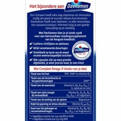 2x Davitamon Compleet Omega-3 Visolie 70 capsules