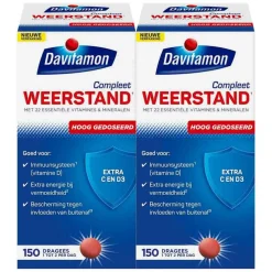 2x Davitamon Compleet Weerstand Hoog Gedoseerd 150 stuks