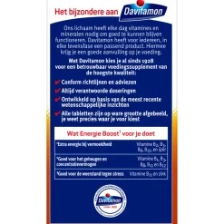2x Davitamon Energie Boost Bosvruchten 40 kauwtabletten