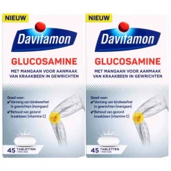2x Davitamon Glucosamine 45 tabletten
