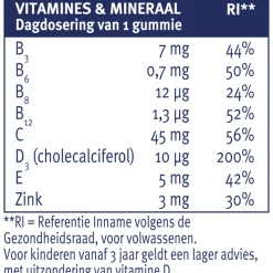 2x Davitamon Junior Gummies 3-12 jaar 60 gummies