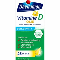 2x Davitamon Vitamine D Olie 25 ml