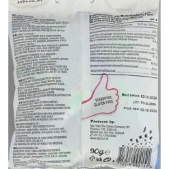 3x De bron Suikervrije Mint Toffee 90 gr