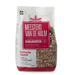 3x De halm Muesli Krokante Kokos 500 gr