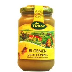 3x De Traay Honing Bloemen Creme 900 gr